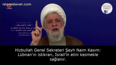 Hizbullah Genel Sekreteri Şeyh Naim Kasım: Lübnan'ın istikrarı, İsrail'in elini kesmekle sağlanır. 38