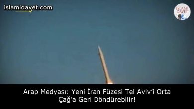 Arap Medyası: Yeni İran Füzesi Tel Aviv’i Orta Çağ’a Geri Döndürebilir! 36