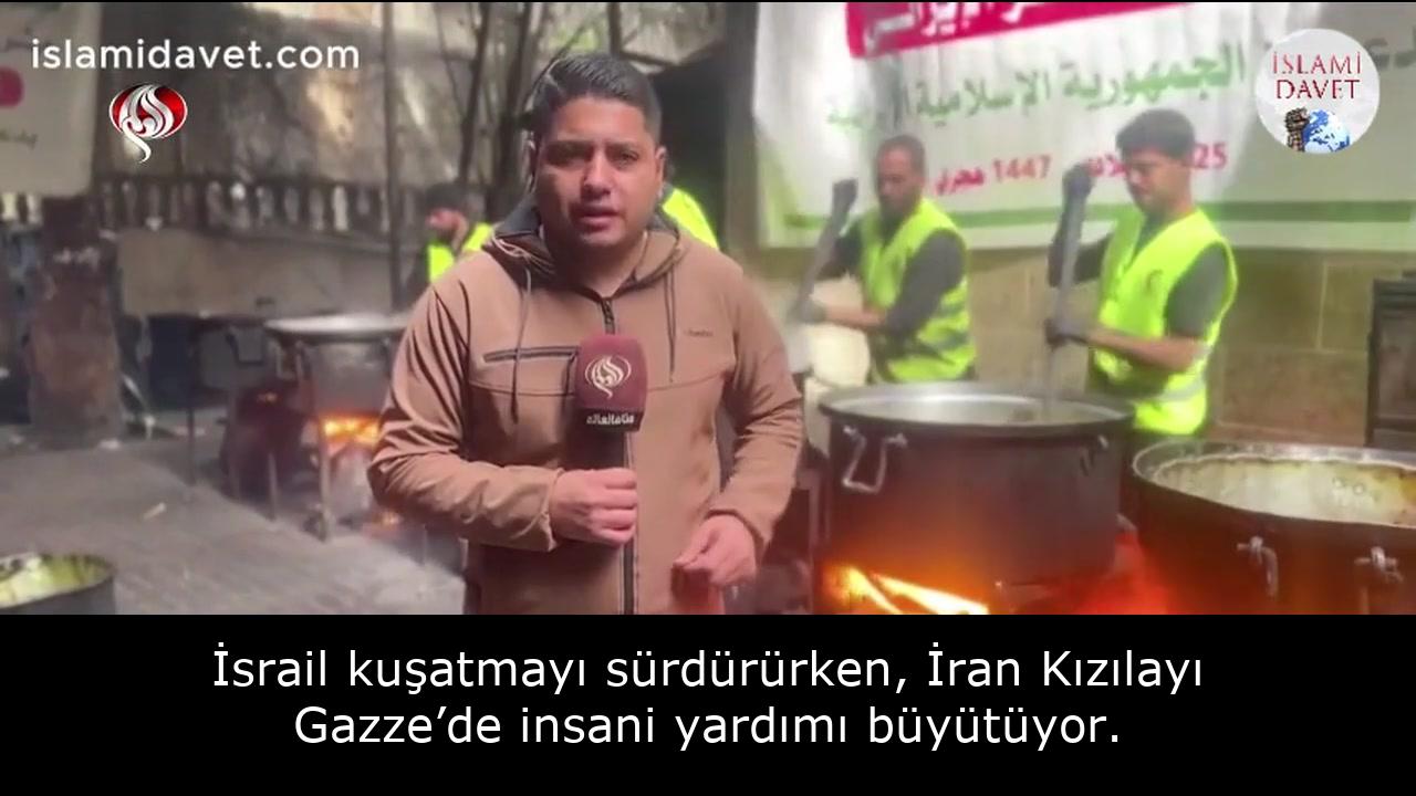 İsrail kuşatmayı sürdürürken, İran Kızılayı Gazze’de insani yardımı büyütüyor. 20