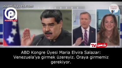 ABD Kongre Üyesi Maria Elvira Salazar: Venezuela’ya girmek üzereyiz. Oraya girmemiz gerekiyor. 11