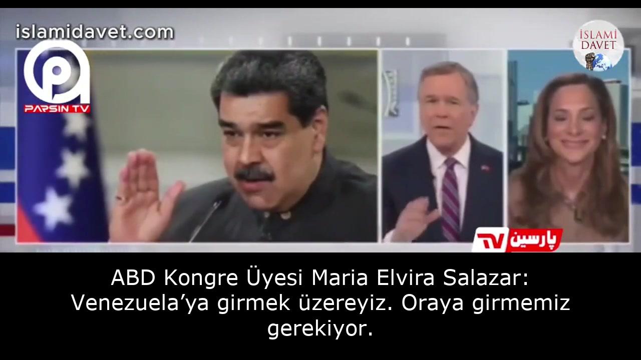 ABD Kongre Üyesi Maria Elvira Salazar: Venezuela’ya girmek üzereyiz. Oraya girmemiz gerekiyor. 21