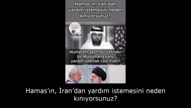 Hamas’ın, İran’dan yardım istemesini neden kınıyorsunuz? 11