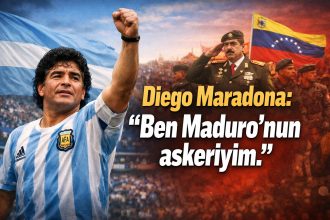 Diego Maradona: “Ben Maduro’nun askeriyim. Onunlayım ve onunla birlikte öleceğim… Ne yapmaya çalışırsak çalışalım, Yankee şerifi her zaman gelir ve ‘Hayır, bunu yapamazsınız’ der.” 6