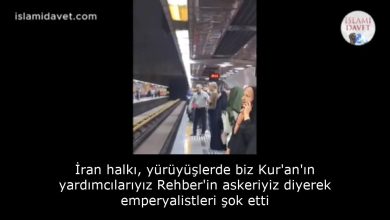 İran halkı, yürüyüşlerde biz Kur'an'ın yardımcılarıyız Rehber'in askeriyiz diyerek emperyalistleri şok etti 7