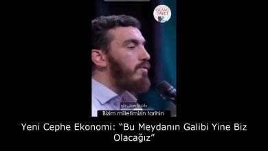 Yeni Cephe Ekonomi: “Bu Meydanın Galibi Yine Biz Olacağız” 2