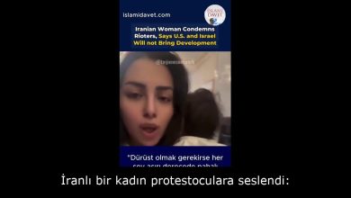 İranlı bir kadın protestoculara seslendi: 11