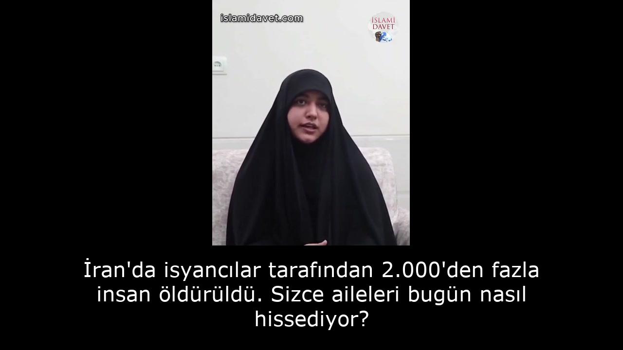 İran'da isyancılar tarafından 2.000'den fazla insan öldürüldü. Sizce aileleri bugün nasıl hissediyor? 38