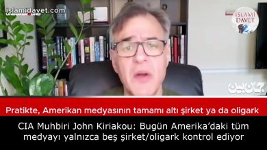 CIA Muhbiri John Kiriakou: Bugün Amerika’daki tüm medyayı yalnızca beş şirket/oligark kontrol ediyor 53