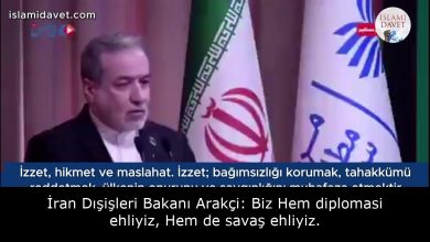 İran Dışişleri Bakanı Arakçi: Biz Hem diplomasi ehliyiz, Hem de savaş ehliyiz. 11