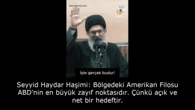 Seyyid Haydar Haşimi: Bölgedeki Amerikan Filosu ABD'nin en büyük zayıf noktasıdır. Çünkü açık ve net bir hedeftir. 44