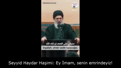 Seyyid Haydar Haşimi: Ey İmam, senin emrindeyiz! 41