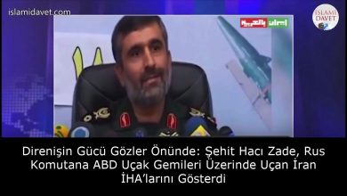 Direnişin Gücü Gözler Önünde: Şehit Hacı Zade, Rus Komutana ABD Uçak Gemileri Üzerinde Uçan İran İHA’larını Gösterdi 5