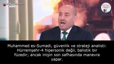 Muhammed es-Sumadi, güvenlik ve strateji analisti: Hürremşehr-4 hipersonik değil, balistik bir füzedir; ancak inişin son safhasında manevra yapar. 3