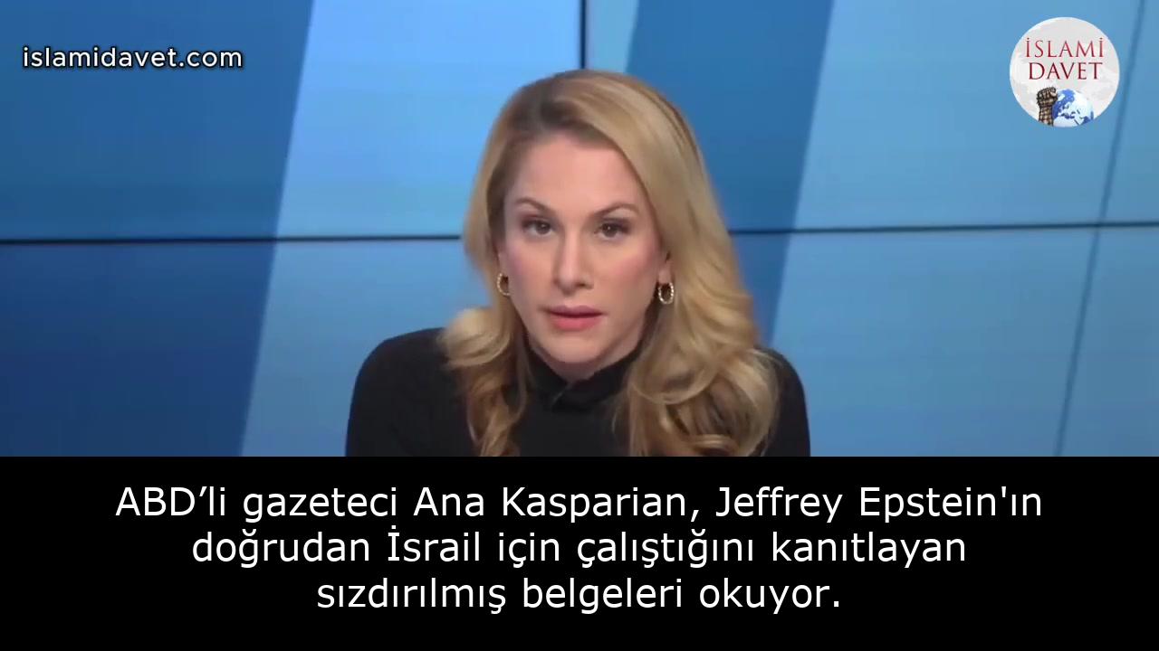 ABD’li gazeteci Ana Kasparian, Jeffrey Epstein'ın doğrudan İsrail için çalıştığını kanıtlayan sızdırılmış belgeleri okuyor. 5