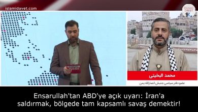 Ensarullah'tan ABD'ye açık uyarı: İran'a saldırmak, bölgede tam kapsamlı savaş demektir! 5