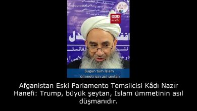 Afganistan Eski Parlamento Temsilcisi Kâdı Nazır Hanefi: Trump, büyük şeytan, İslam ümmetinin asıl düşmanıdır. 46