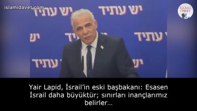 Yair Lapid, İsrail’in eski başbakanı: Esasen İsrail daha büyüktür; sınırları inançlarımız belirler… 52