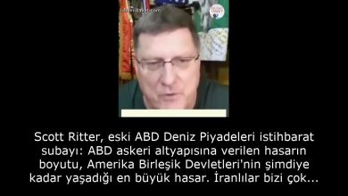 Scott Ritter, eski ABD Deniz Piyadeleri istihbarat subayı: ABD askeri altyapısına verilen hasarın boyutu, Amerika Birleşik Devletleri'nin şimdiye kadar yaşadığı en büyük hasar. İranlılar bizi çok hesaplı, adım adım bir şekilde çökertiyorlar. 13