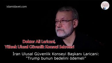 İran Ulusal Güvenlik Konseyi Başkanı Laricani: Trump bunun bedelini ödemeli 46