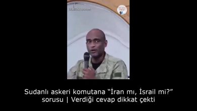 Sudanlı askeri komutana “İran mı, İsrail mi?” sorusu | Verdiği cevap dikkat çekti 35