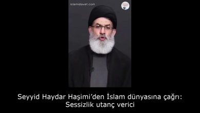 Seyyid Haydar Haşimi’den İslam dünyasına çağrı: Sessizlik utanç verici 3