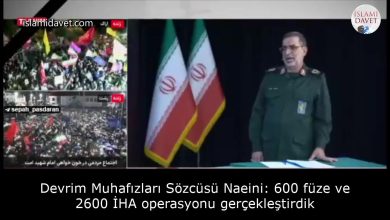 Devrim Muhafızları Sözcüsü Naeini: 600 füze ve 2600 İHA operasyonu gerçekleştirdik 18