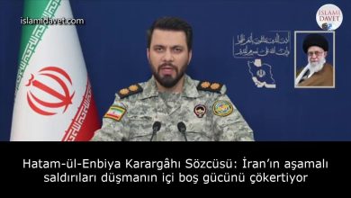 Hatam-ül-Enbiya Karargâhı Sözcüsü: İran’ın aşamalı saldırıları düşmanın içi boş gücünü çökertiyor 15