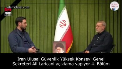 İran Ulusal Güvenlik Yüksek Konseyi Genel Sekreteri Ali Laricani açıklama yapıyor 4. Bölüm 44