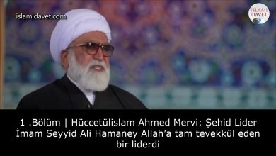 1 .Bölüm | Hüccetülislam Ahmed Mervi: Şehid Lider İmam Seyyid Ali Hamaney Allah’a tam tevekkül eden bir liderdi 16