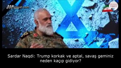 Sardar Naqdi: Trump korkak ve aptal, savaş geminiz neden kaçıp gidiyor? 59