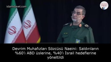 Devrim Muhafızları Sözcüsü Naeini: Saldırıların ’ı ABD üslerine, ’ı İsrail hedeflerine yöneltildi 14