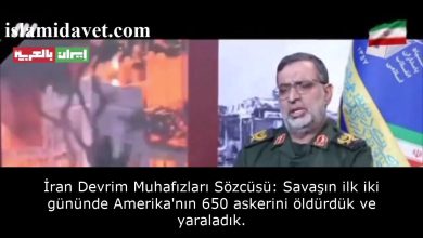 İran Devrim Muhafızları Sözcüsü: Savaşın ilk iki gününde Amerika'nın 650 askerini öldürdük ve yaraladık. 59
