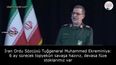 İran Ordu Sözcüsü Tuğgeneral Muhammed Ekreminiya: 6 ay sürecek topyekûn savaşa hazırız, devasa füze stoklarımız var 42