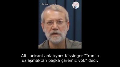 Ali Laricani anlatıyor: Kissinger “İran’la uzlaşmaktan başka çaremiz yok” dedi. 20