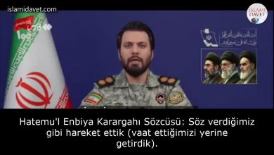 Hatemu'l Enbiya Karargahı Sözcüsü: Söz verdiğimiz gibi hareket ettik (vaat ettiğimizi yerine getirdik). 4