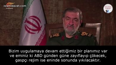 Bizim uygulamaya devam ettiğimiz bir planımız var ve eminiz ki ABD günden güne zayıflayıp çökecek, gaspçı rejim ise eninde sonunda yıkılacaktır. 7