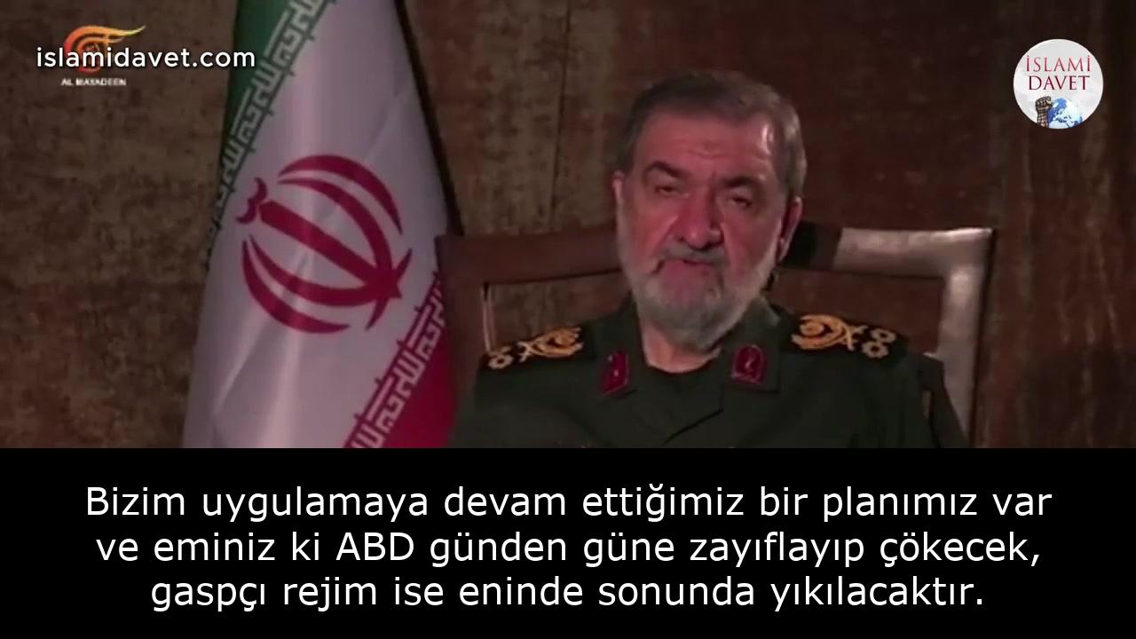 Bizim uygulamaya devam ettiğimiz bir planımız var ve eminiz ki ABD günden güne zayıflayıp çökecek, gaspçı rejim ise eninde sonunda yıkılacaktır. 39