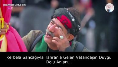 Kerbela Sancağıyla Tahran'a Gelen Vatandaşın Duygu Dolu Anları... 8