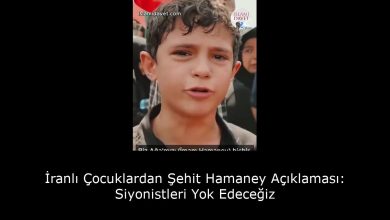 İranlı Çocuklardan Şehit Hamaney Açıklaması: Siyonistleri Yok Edeceğiz 8