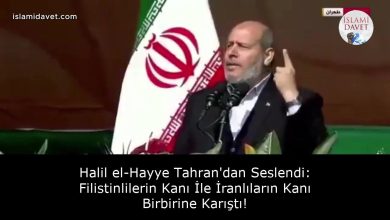 Halil el-Hayye Tahran'dan Seslendi: Filistinlilerin Kanı İle İranlıların Kanı Birbirine Karıştı! 10