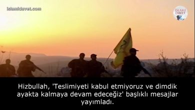 Hizbullah, 'Teslimiyeti kabul etmiyoruz ve dimdik ayakta kalmaya devam edeceğiz' başlıklı mesajlar yayımladı. 4