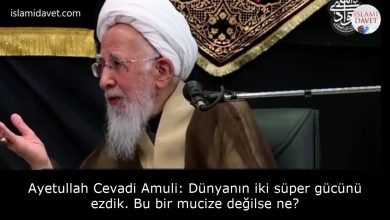 Ayetullah Cevadi Amuli: Dünyanın iki süper gücünü ezdik. Bu bir mucize değilse ne? 5