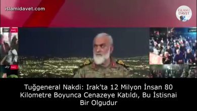 Tuğgeneral Nakdi: Irak'ta 12 Milyon İnsan 80 Kilometre Boyunca Cenazeye Katıldı, Bu İstisnai Bir Olgudur 5