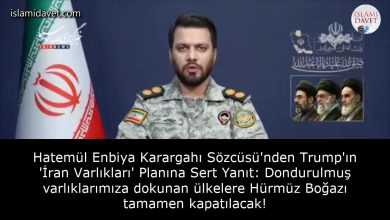 Hatemül Enbiya Karargahı Sözcüsü'nden Trump'ın 'İran Varlıkları' Planına Sert Yanıt: Dondurulmuş varlıklarımıza dokunan ülkelere Hürmüz Boğazı tamamen kapatılacak! 3