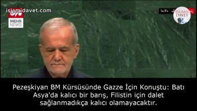 Pezeşkiyan BM Kürsüsünde Gazze İçin Konuştu: Batı Asya'da kalıcı bir barış, Filistin için adalet sağlanmadıkça kalıcı olamayacaktır. 3