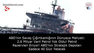 ABD’nin Savaş Çığırtkanlığının Dünyaya Maliyeti: 2,6 Milyar Varil Petrol Yok Oldu! Petrol Rezervleri Eriyor! ABD’nin Stratejik Depoları Sadece 40 Gün Yetecek 60