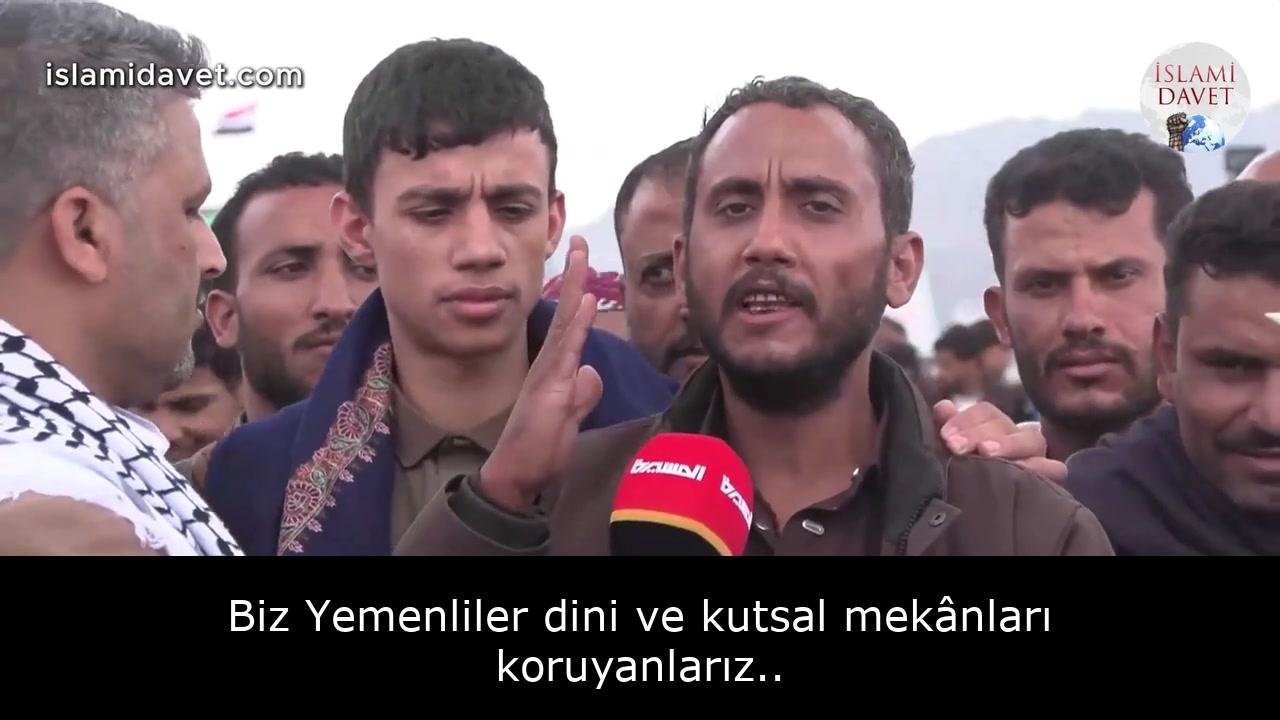 Biz Yemenliler dini ve kutsal mekânları koruyanlarız.. 27