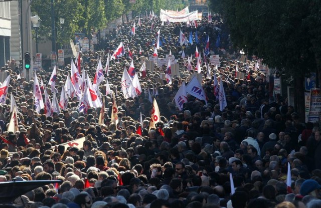 General strike in Greece