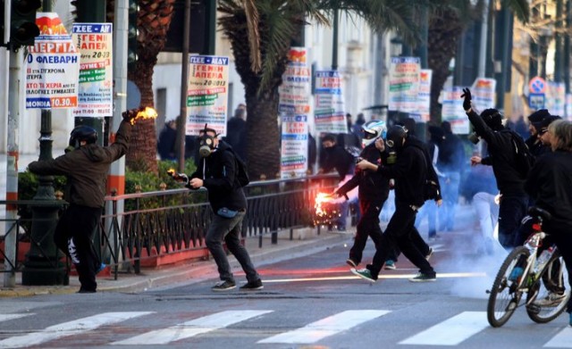 General strike in Greece