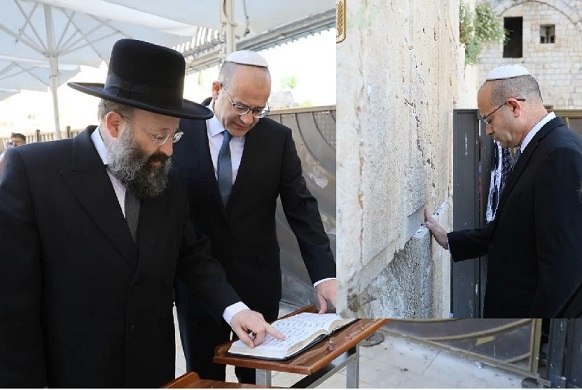 Mossad'ın yeni başkanı Roman Gofman, bu göreve geldikten sonra ilk kez Mescid-i Aksa'nın yanındaki Ağlama Duvarı'na gitti ve Talmud ayinlerini gerçekleştirdi.